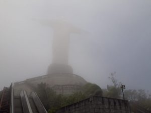 Cloudy day at the Corcovado Mountain