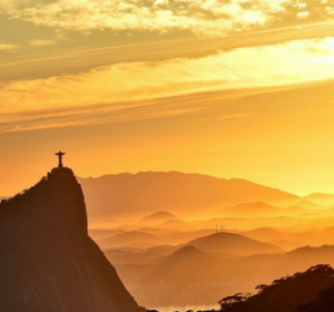 Sunset in Rio de Janeiro