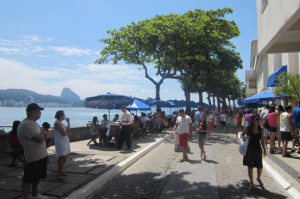 O Forte Copacabana no Rio de Janeiro.