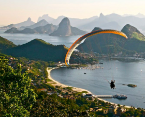 Great views from above. That's Rio!