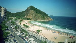 Praia do leno no Rio de Janeiro