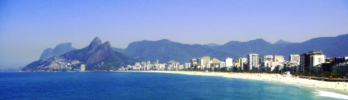 Prais de Ipanema e Leblon no Rio.