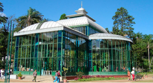 O lindo Palácio de Cristal em Petrópolis.