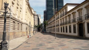 Praça Quinze no Rio de Janeiro.