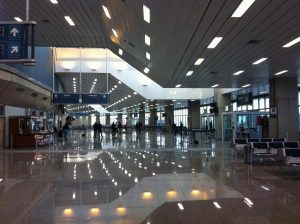 O terminal 2 do aeroporto internacional do Rio de Janeiro.